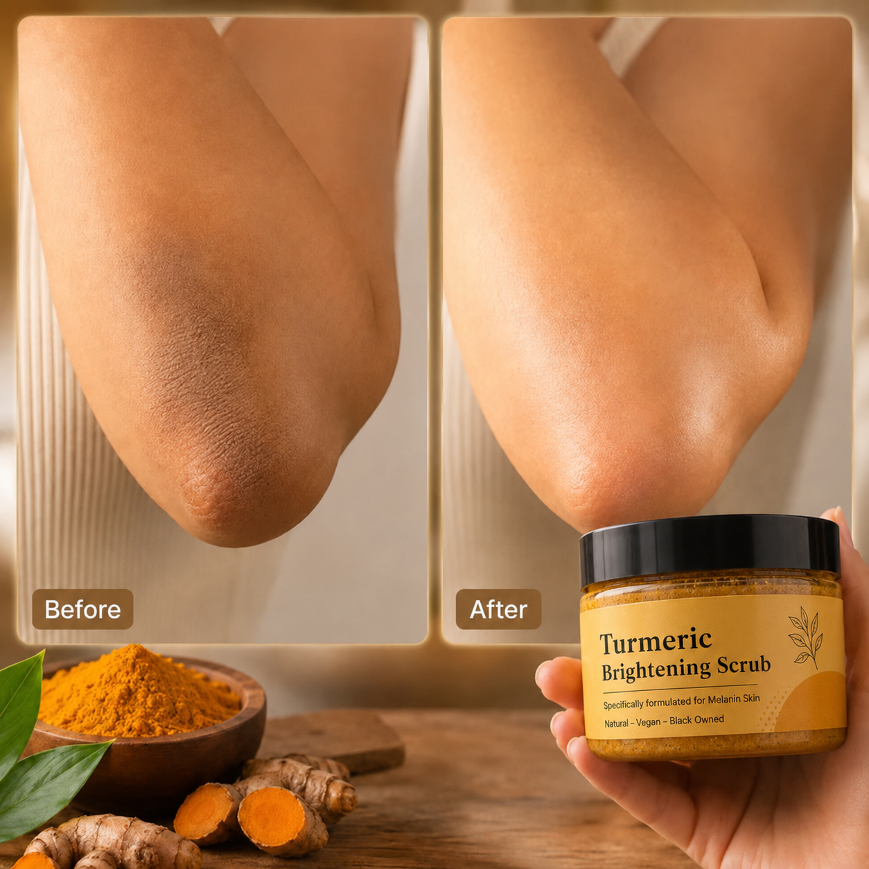 Finally! A Scrub That Actually Fades Dark Spots.