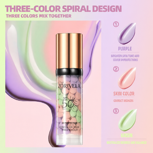 Three-Color Protective IsolationCreamwith