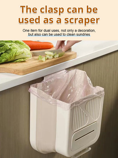 Foldable Hanging Trash Can – Space Saving, Leak Proof & Easy to Clean🧼